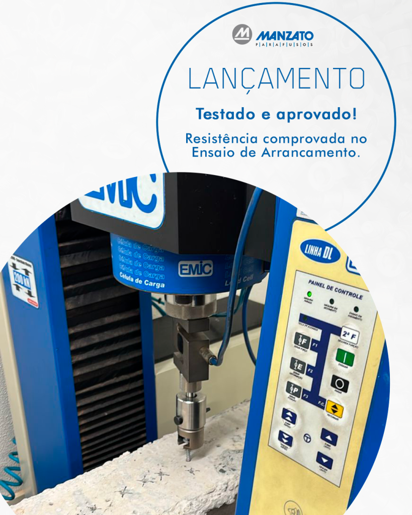 Lançamento Manzato: Parafusos Terças de Concreto